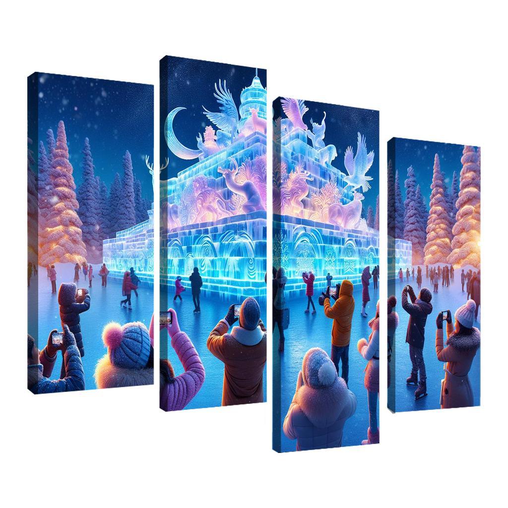 Harbin International Ice And Snow Sculpture Festival - China Modern Paintings Frame