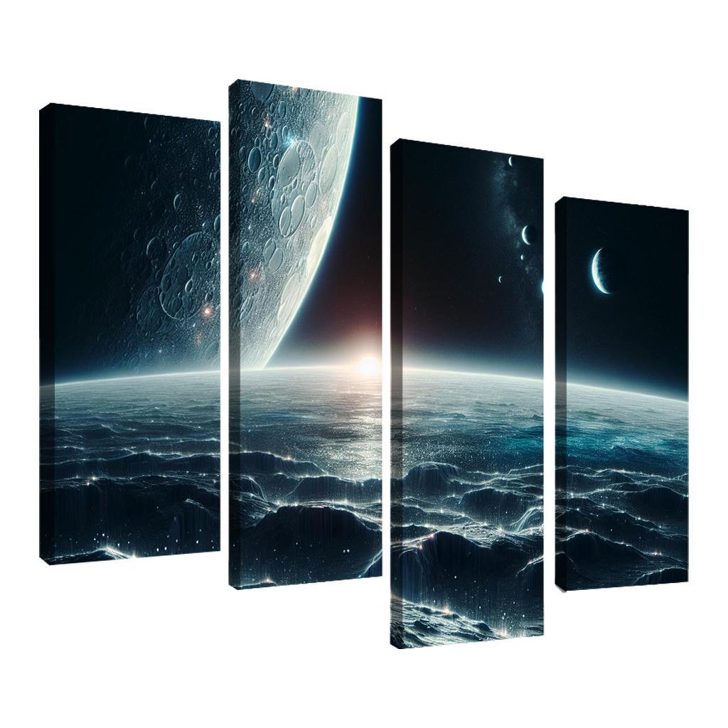 The Chilling Reality Of Ice Worlds Abstract Paintings Frame