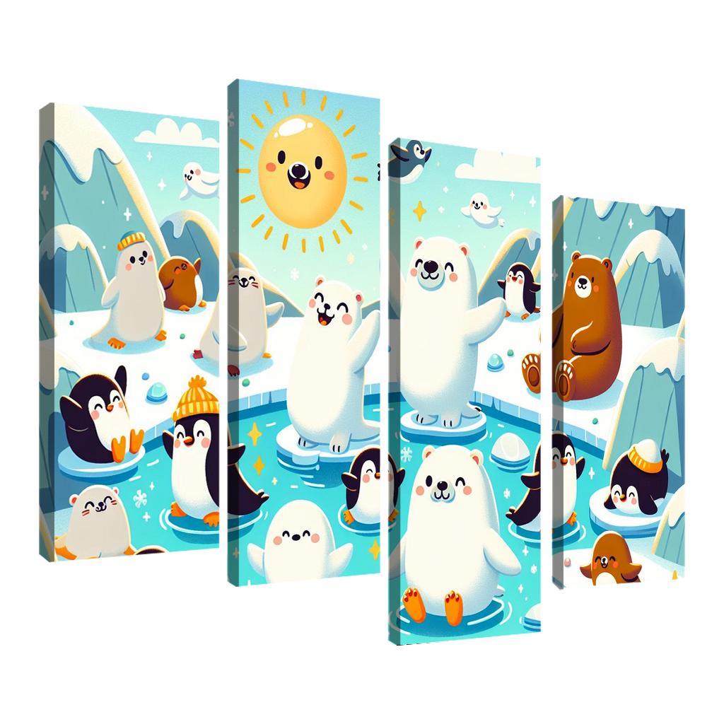 Adventurous Arctic Animals Premium Artwork Frames
