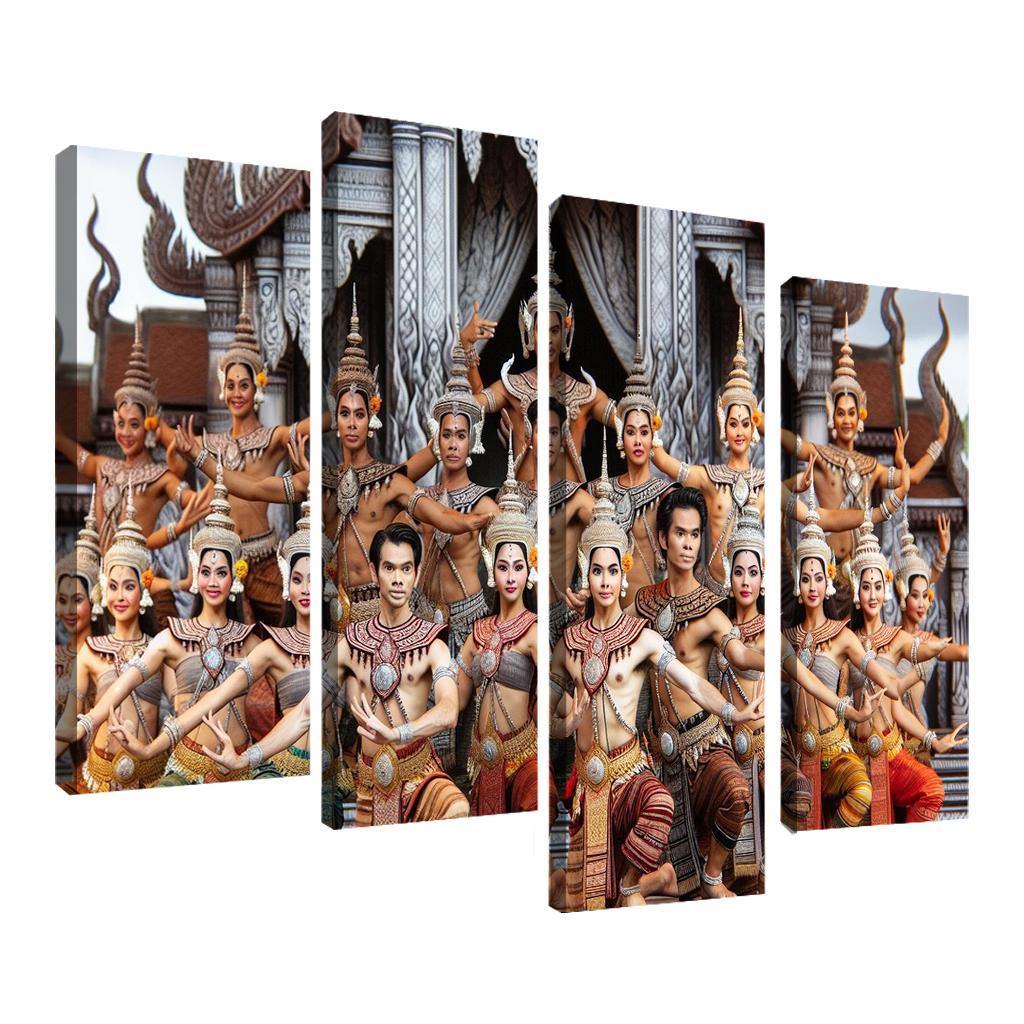 Khmer Dance The Grace Of Cambodia Modern Paintings Frame