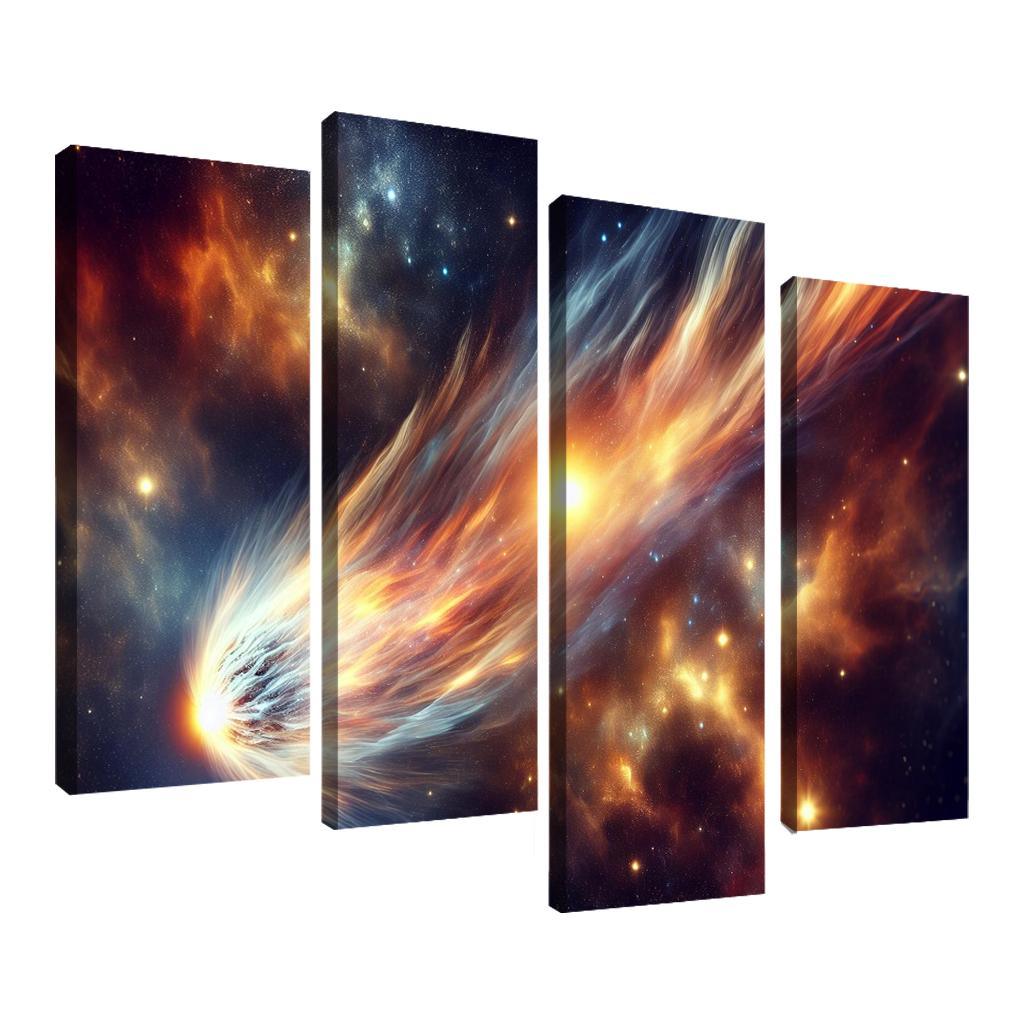 The Allure Of Comets And Their Trails Abstract Paintings Frame