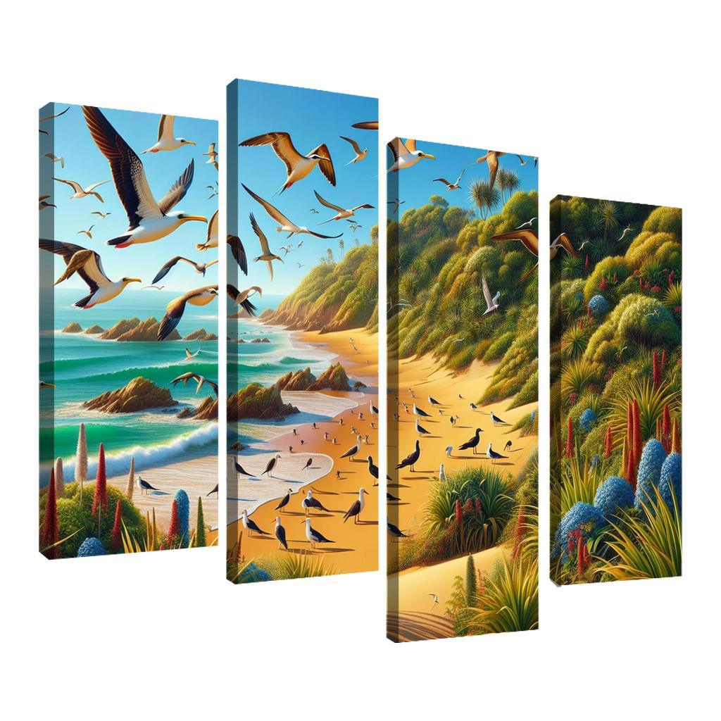 Eagle Nest Beach A Wildlife Sanctuary Custom Paintings Frame