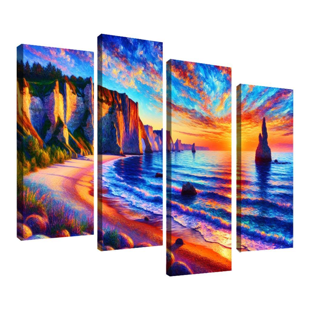 Seaside Enclave Artistic Inspiration Premium Artwork Frames