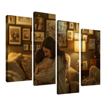 A Mothers Embrace The Heart Of Home Canvas Paintings Frame