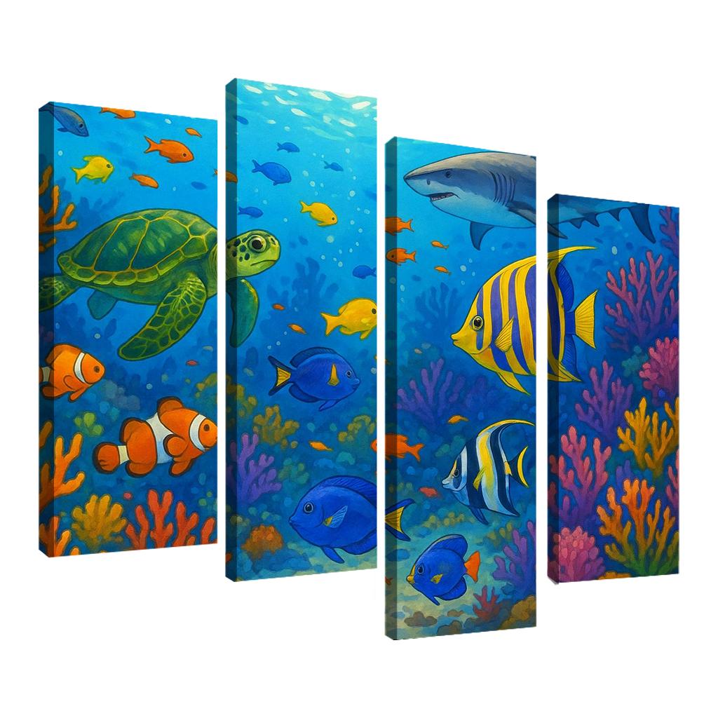 Ocean Guardians Artistic Expressions On Marine Conservation Premium Artwork Frames