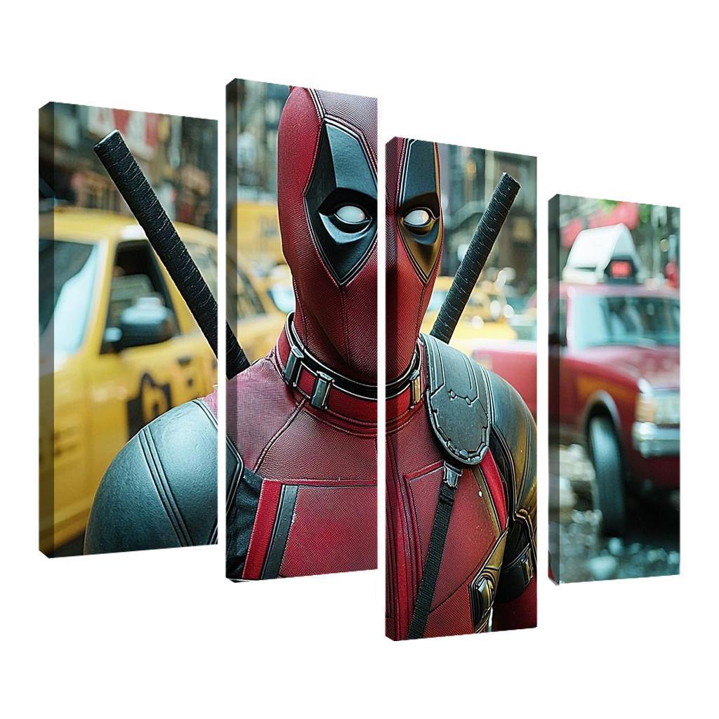 Ryan Reynolds The Merc With A Heart Of Gold Framed Paintings