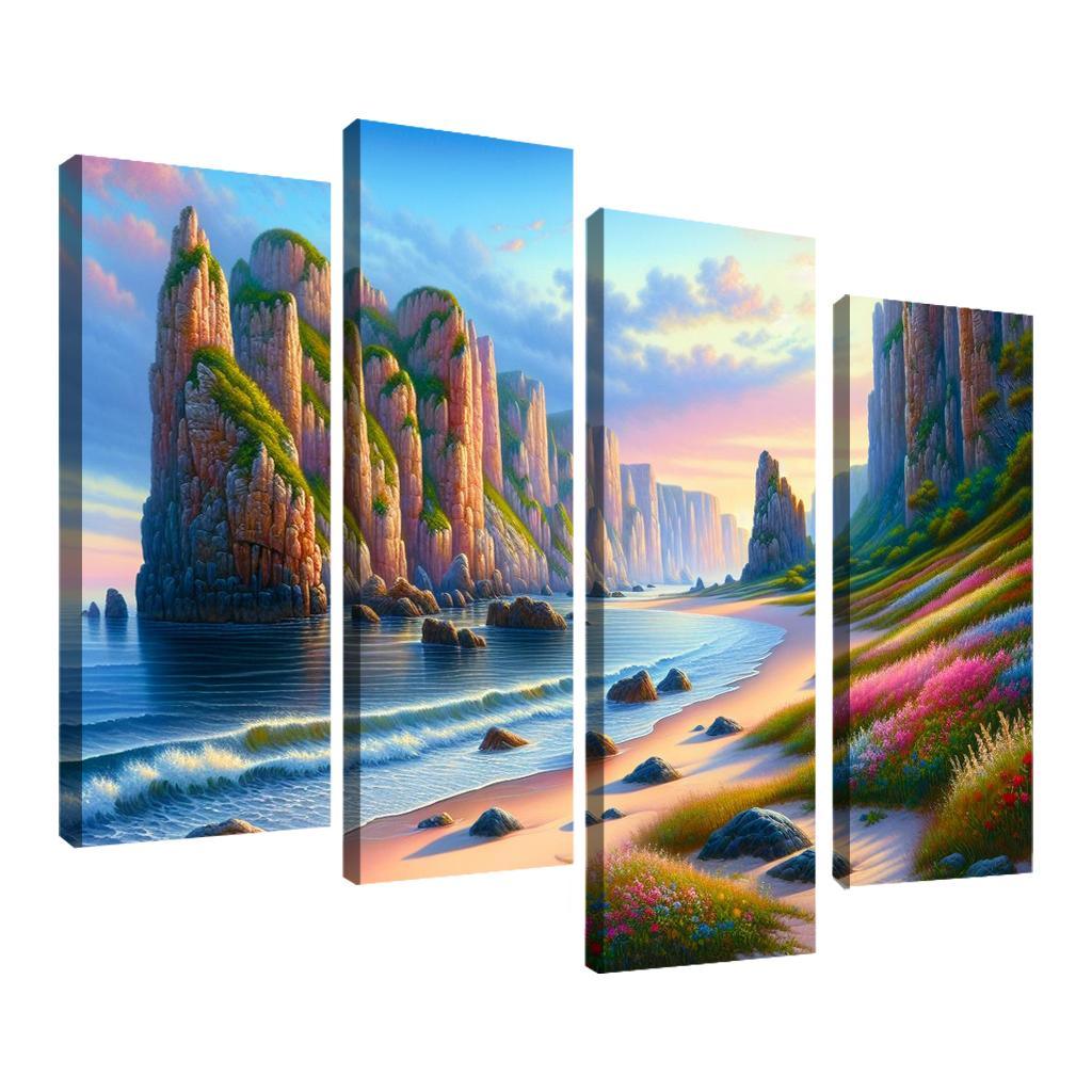 Ocean Whisper Sound Therapy Beach Premium Artwork Frames