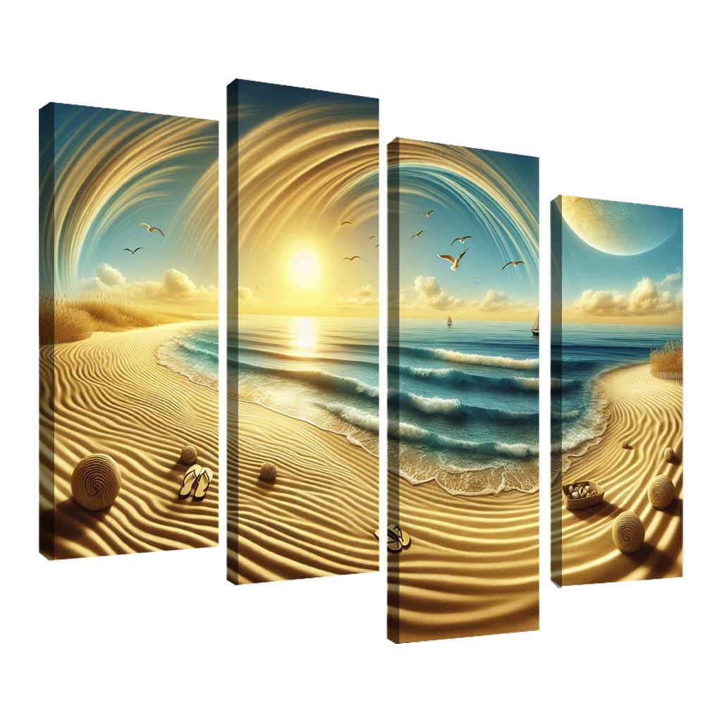 Serenity Sands Beach Premium Artwork Frames