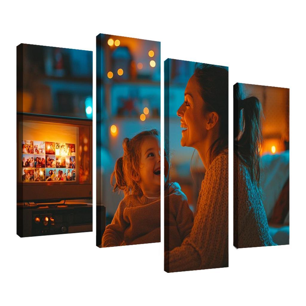Cinematic Memories The Movie Of Life Custom Paintings Frame