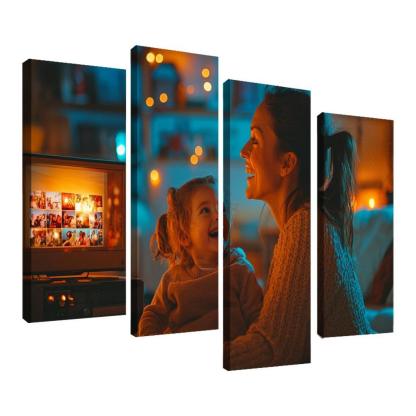 Cinematic Memories The Movie Of Life Custom Paintings Frame