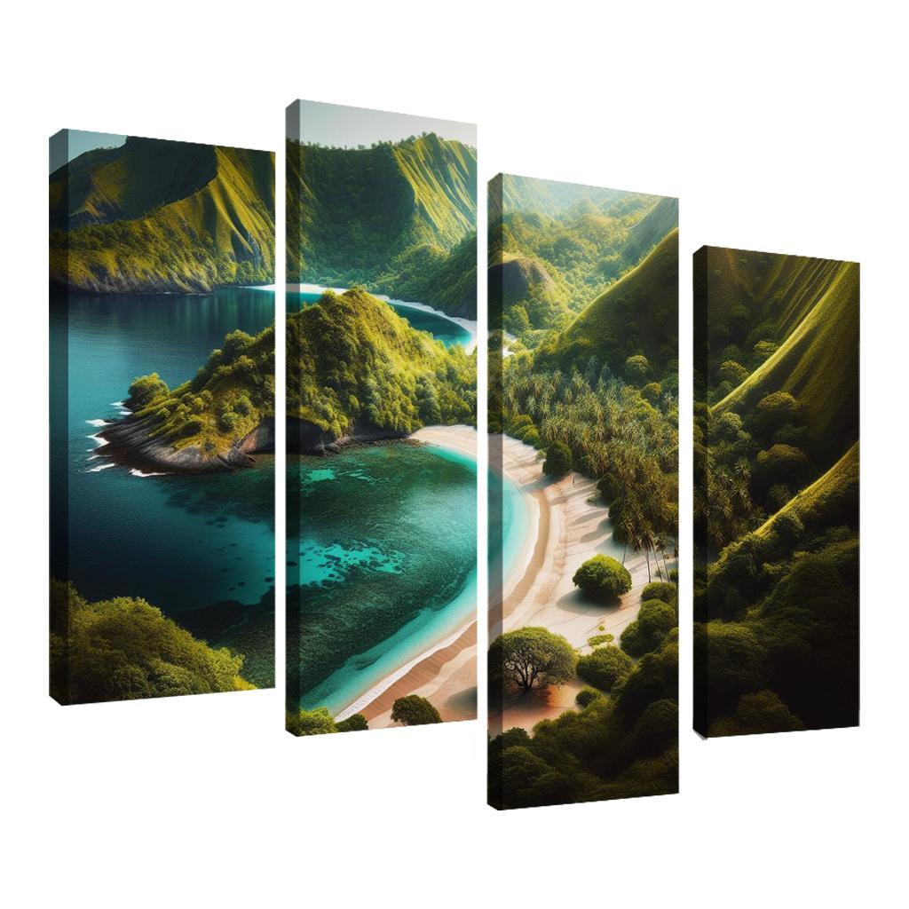 Natures Embrace Beach Premium Artwork Frames