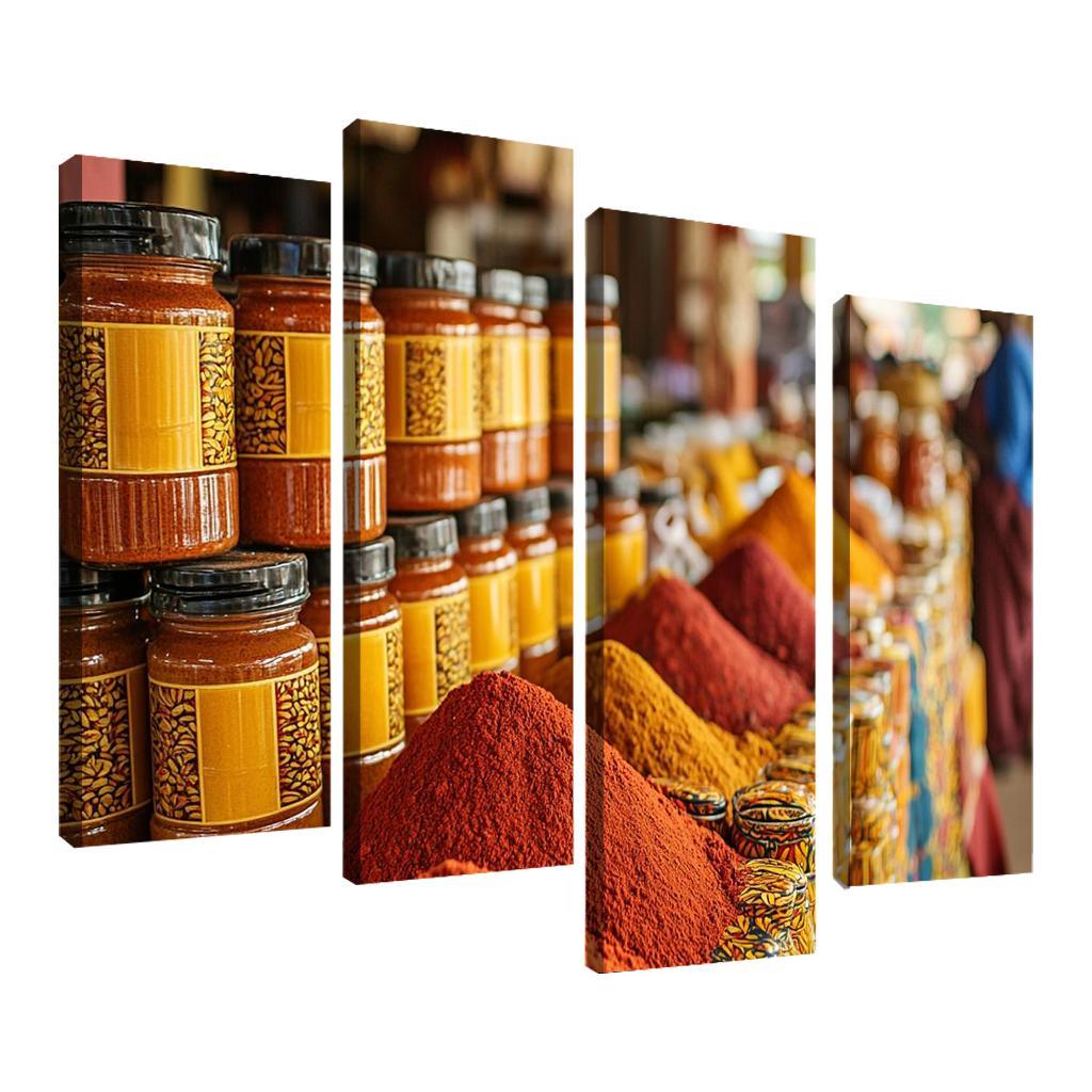 The Spice Market Abstract Paintings Frame