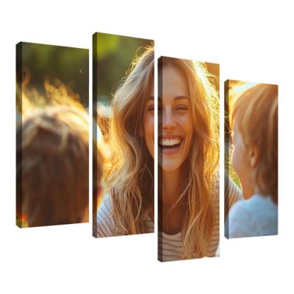 Radiant Smiles The Joy Of Motherhood Custom Paintings Frame