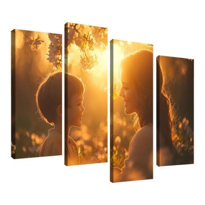 Heartstrings Of Connection A Mothers Unyielding Support Canvas Paintings Frame