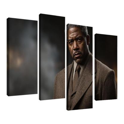 Denzel Washington The Voice Of A Leading Man Framed Paintings