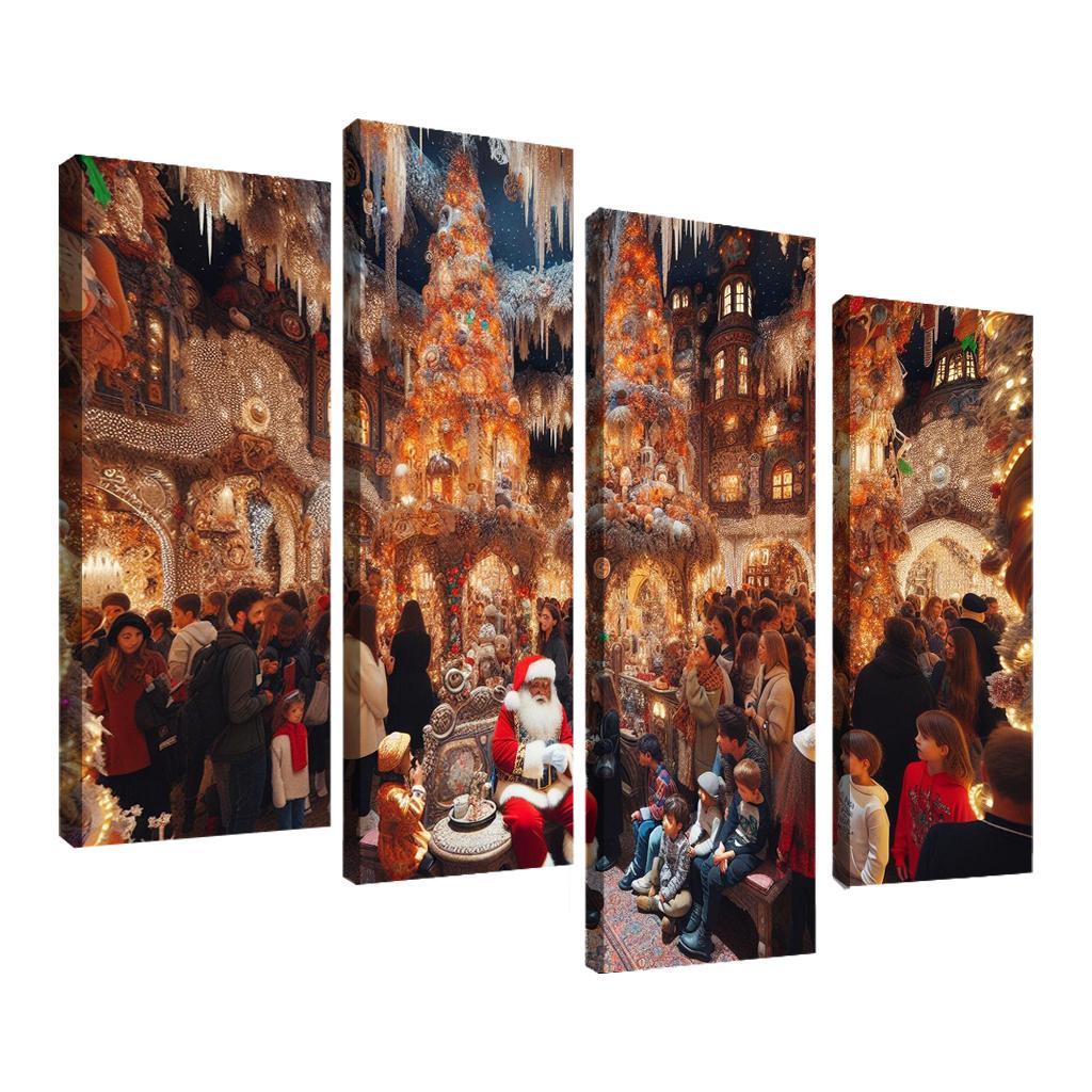 Harrods Christmas Grotto - United Kingdom Modern Paintings Frame