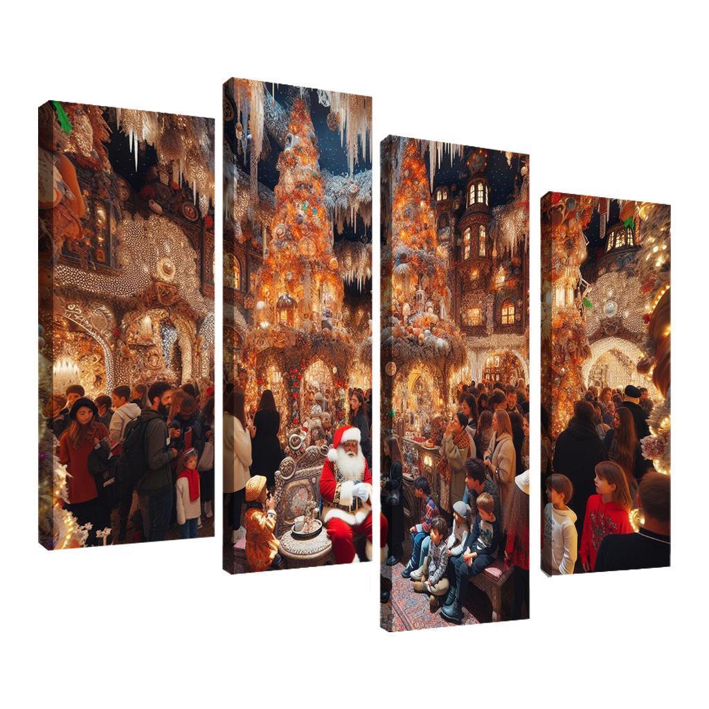 Harrods Christmas Grotto - United Kingdom Modern Paintings Frame
