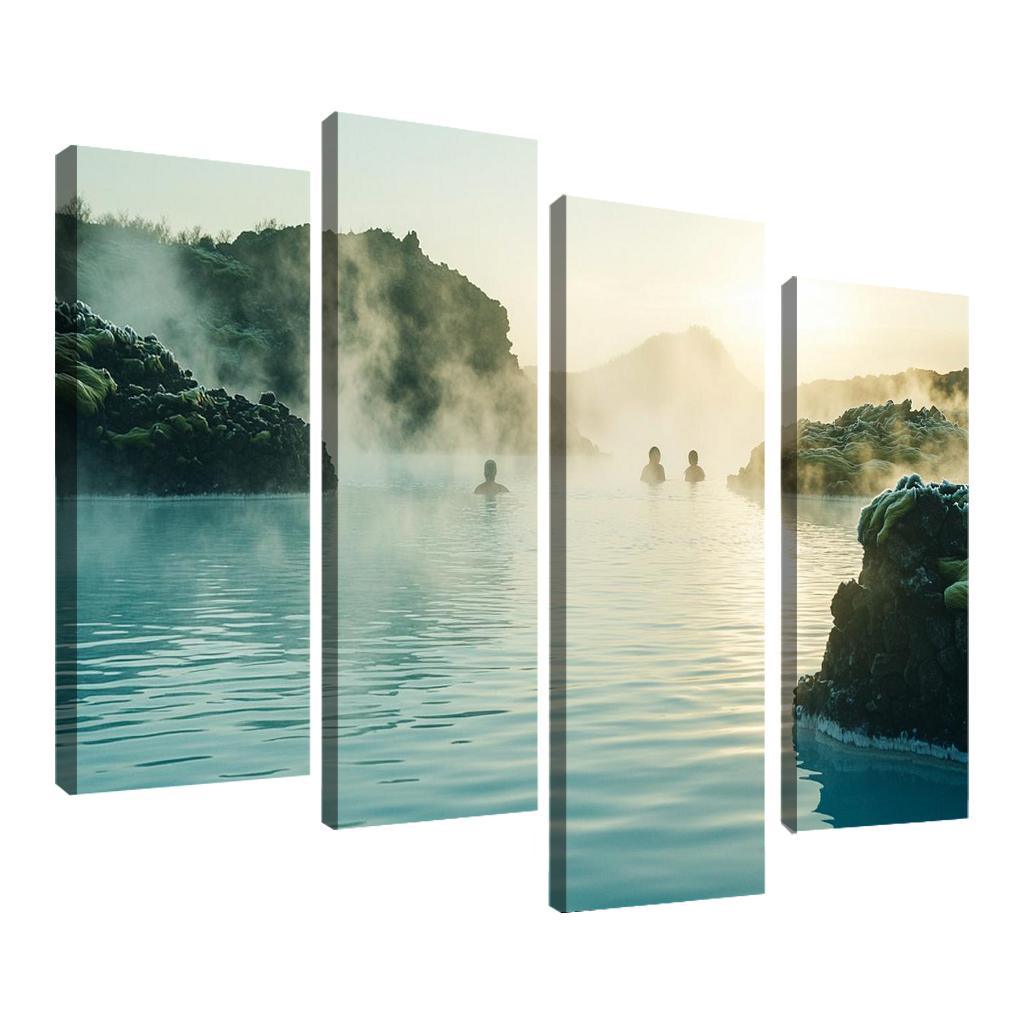 The Blue Lagoon Abstract Paintings Frame