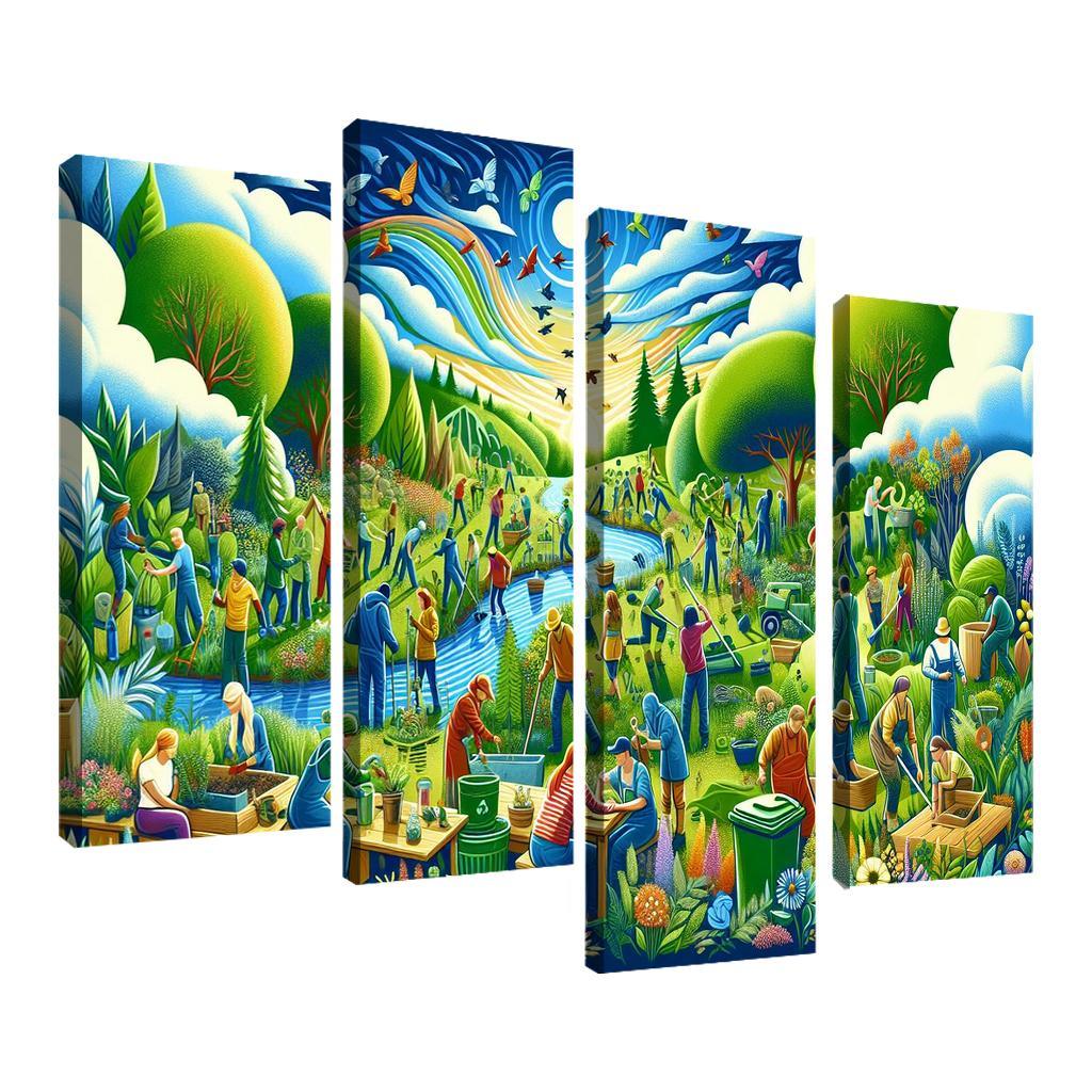 Sustainable Development Creating A Better Future Art Trends