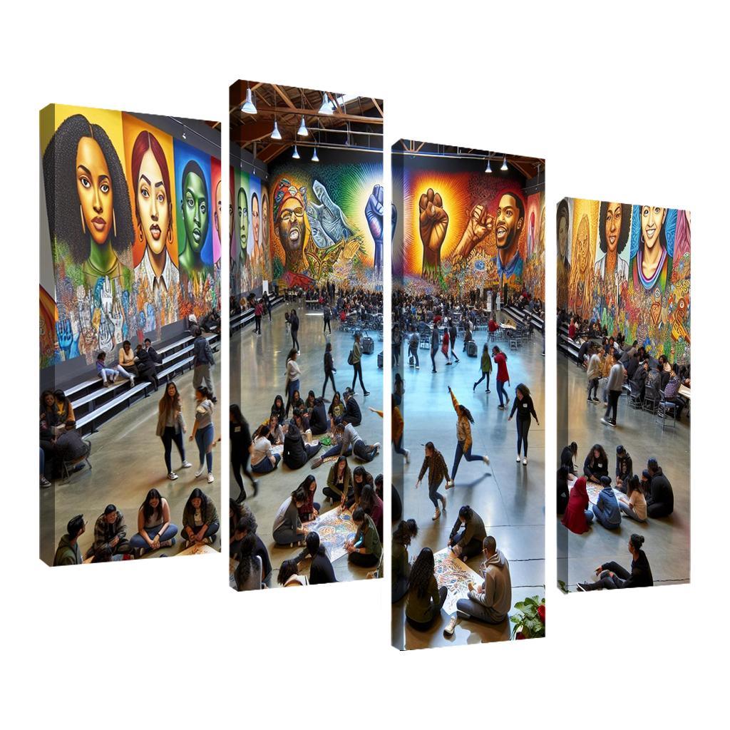 Unbroken Chains Art For Social Justice Modern Paintings Frame