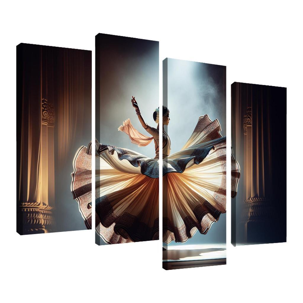 Kathak The Storyteller's Dance Modern Paintings Frame