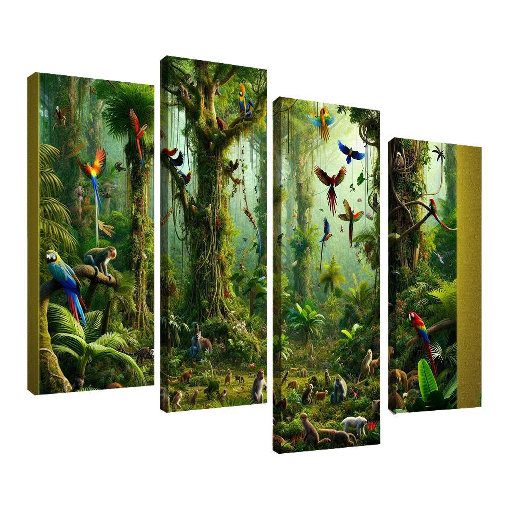 Nature's Voices Advocating For Biodiversity Custom Paintings Frame