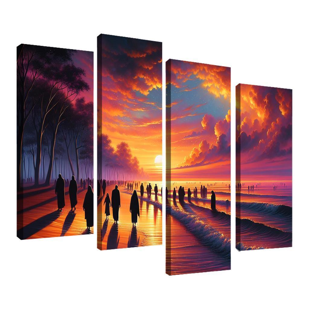 Sunrise Bay Early Morning Magic Multi-panel Paintings