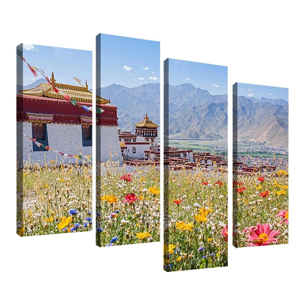 Palace Of Potala Abstract Paintings Frame