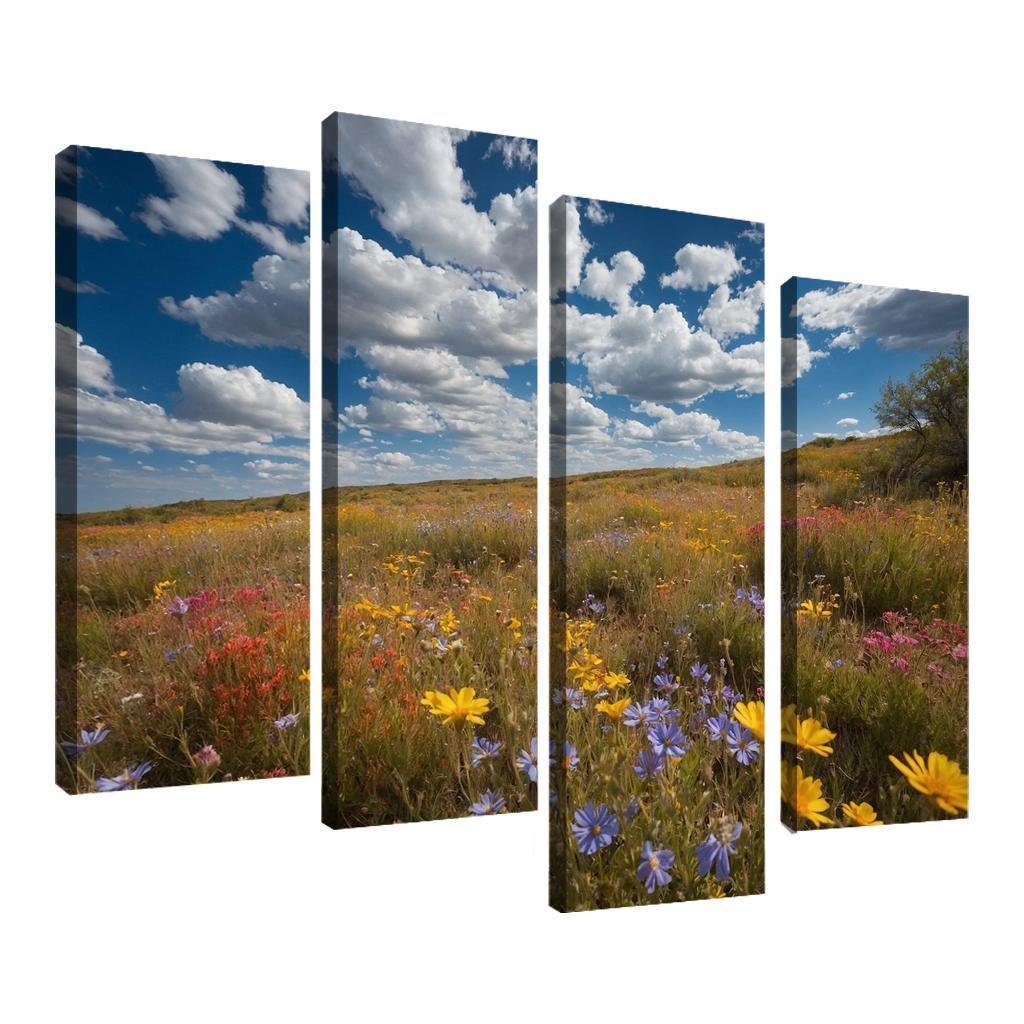 The Azure Bliss Of Clear Skies Oil Paintings Frame
