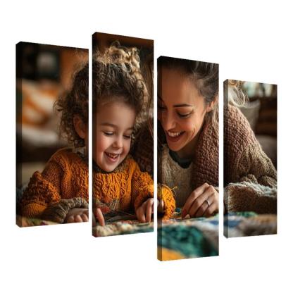 Threads Of Connection A Mothers Tapestry Of Love Canvas Paintings Frame