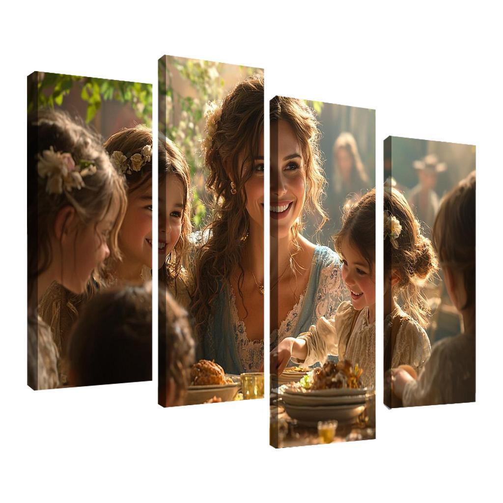 The Heartbeat Of The Family A Mothers Love Custom Paintings Frame