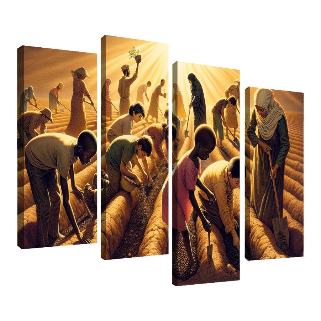 Future Generations The Legacy Of Our Choices Custom Paintings Frame