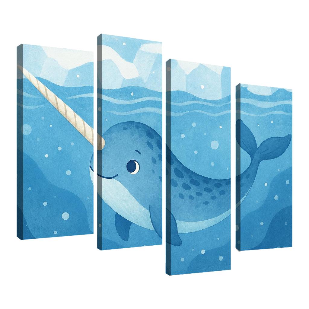 Noble Narwhal Adventure Premium Artwork Frames