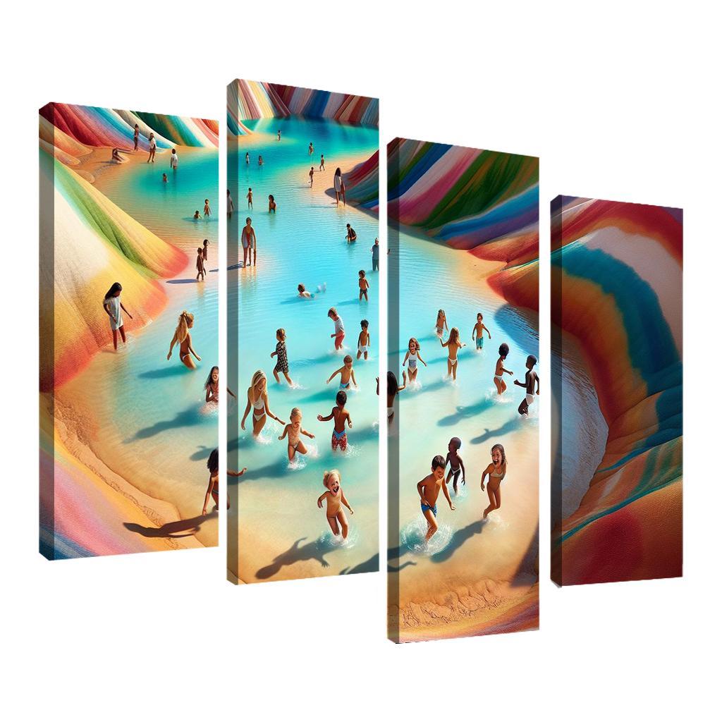 Lagoon Of Dreams Family Adventure Spot Premium Artwork Frames