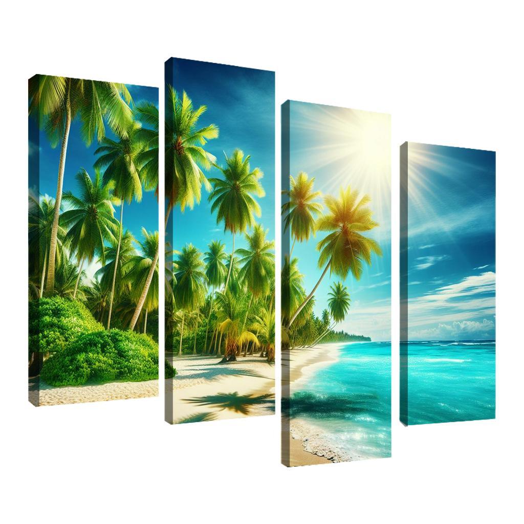 Coconut Cove Tropical Escape Premium Artwork Frames
