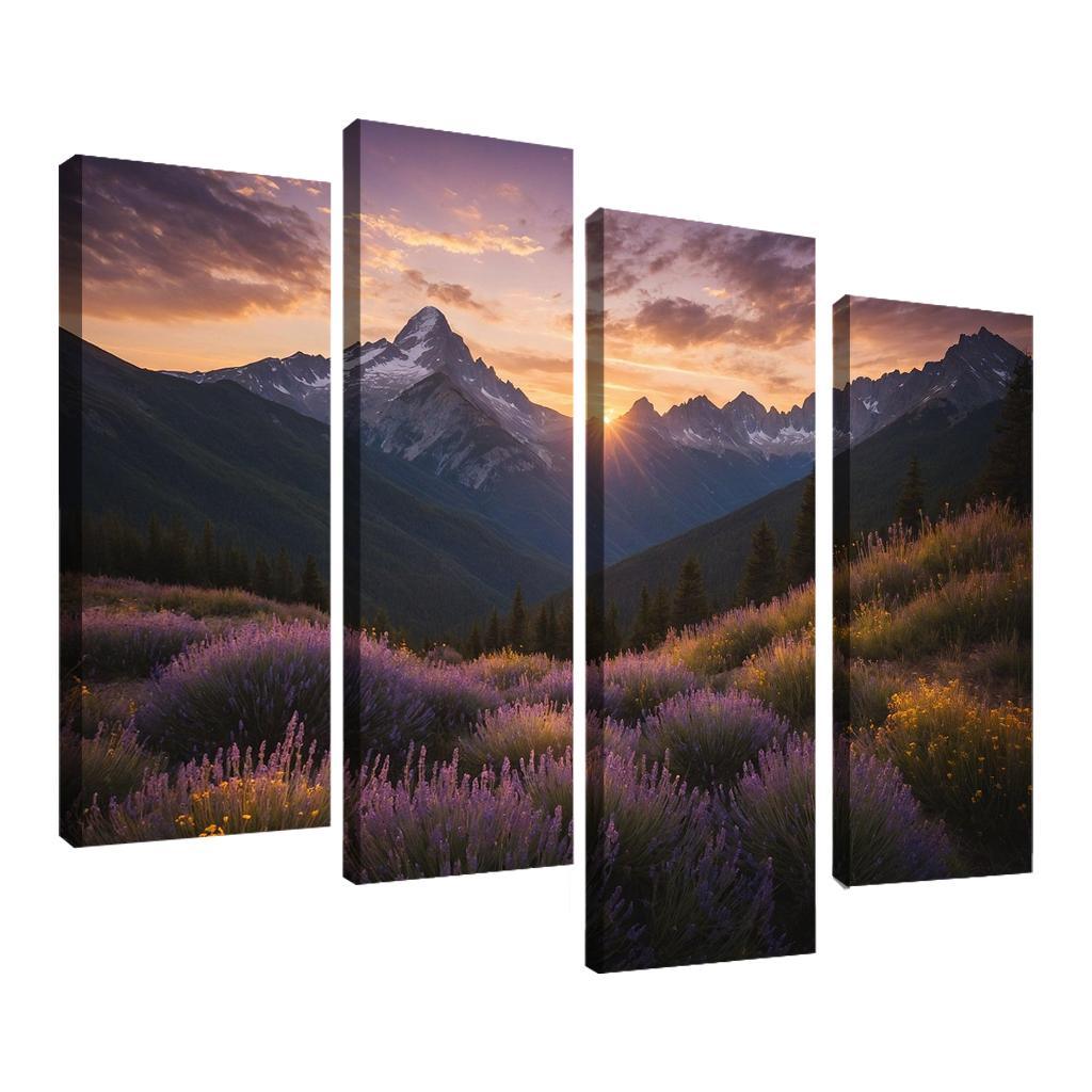 The Twilight Glow Of Serenity Mountain Art Trends