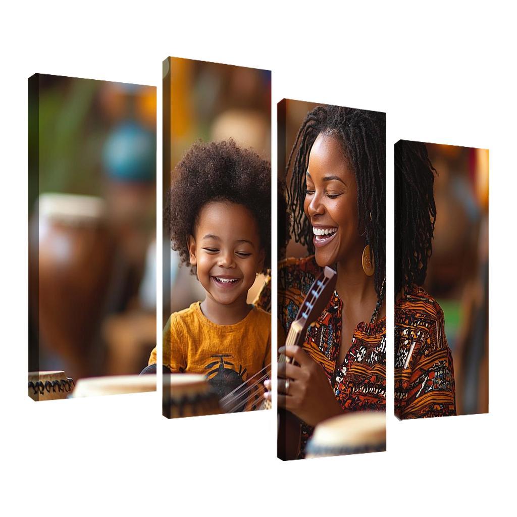 A Symphony Of Moments Celebrating Motherhood Canvas Paintings Frame