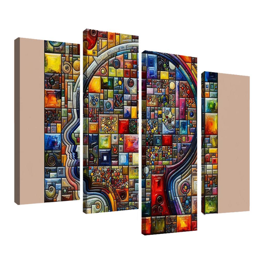 Mosaic Of The Mind Premium Artwork Frames