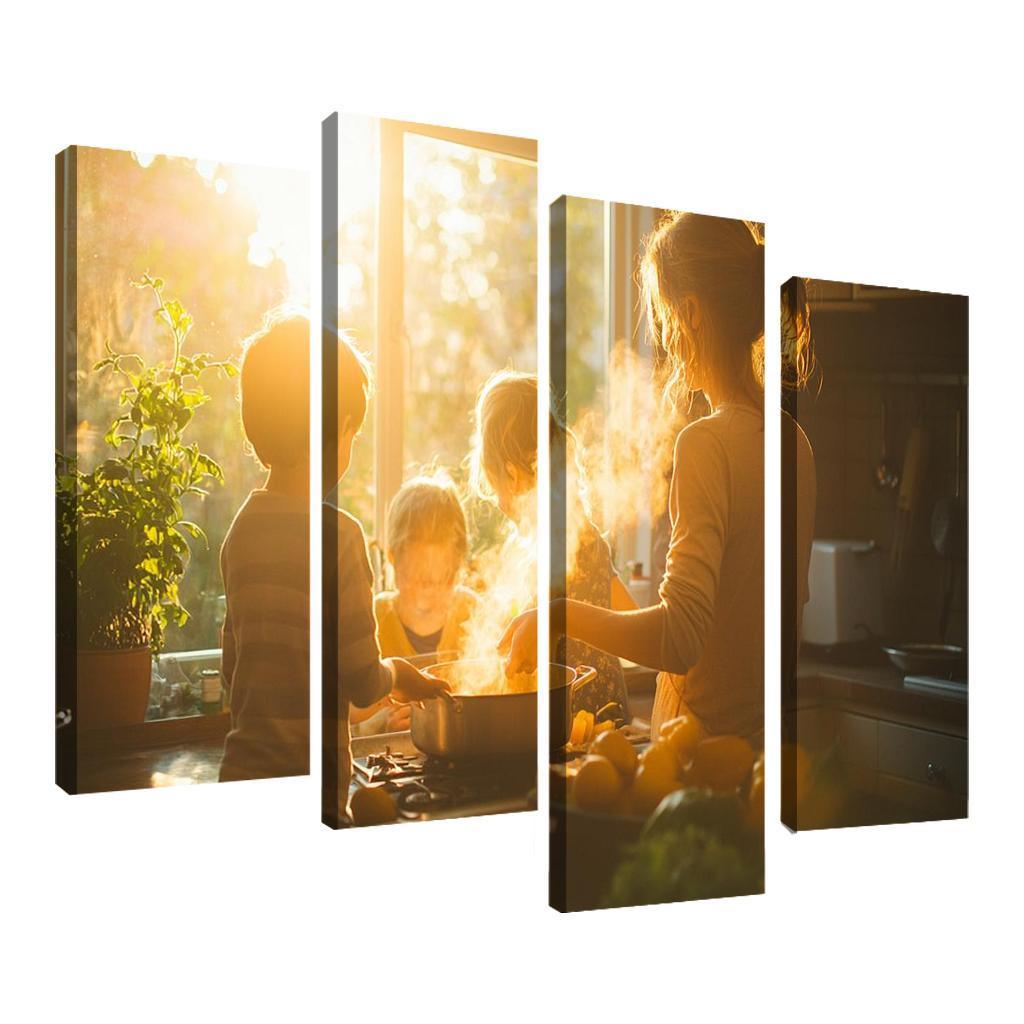 The Heartbeat Of Home A Mothers Love Canvas Paintings Frame