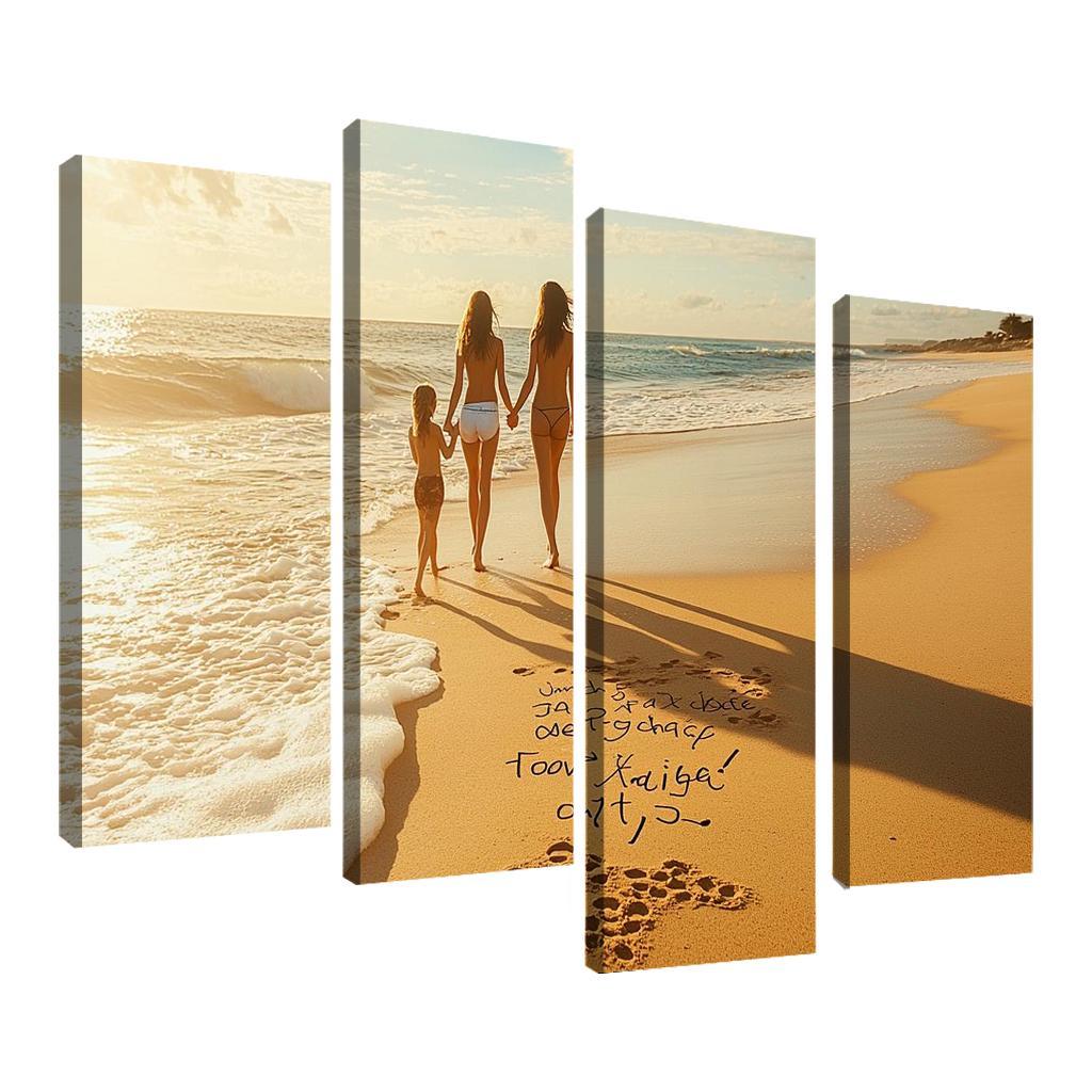 Footprints In The Sand A Mothers Journey One-piece Frames