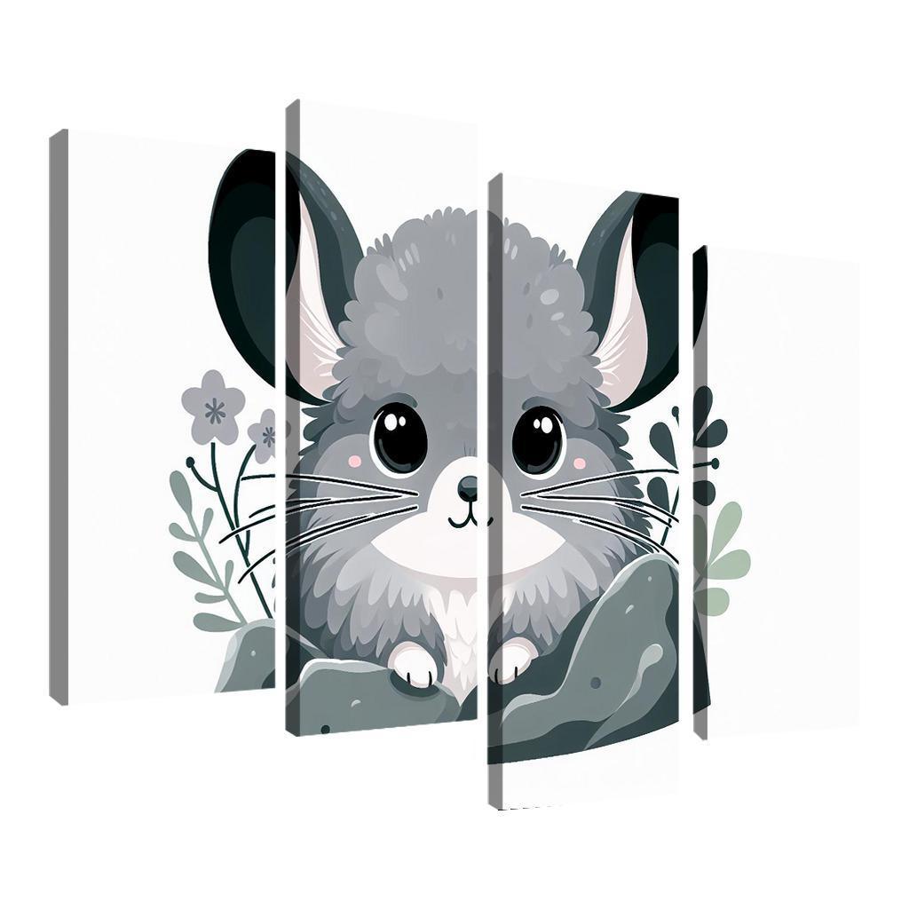 Charming Chinchilla Modern Paintings Frame