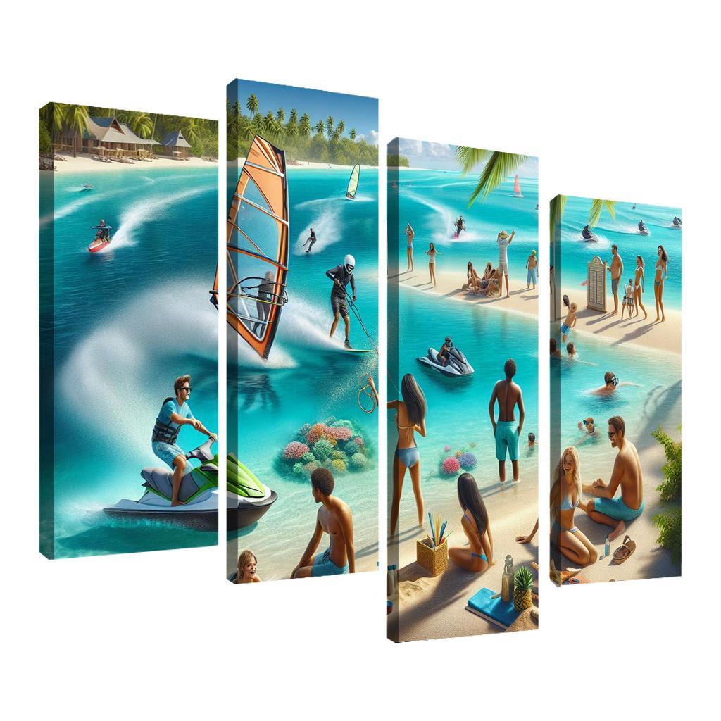 Coral Coast An Adventure Seeker's Dream Custom Paintings Frame