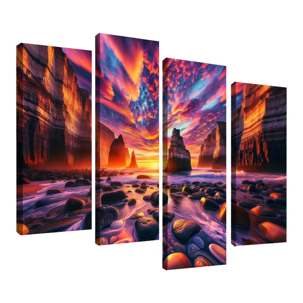 Sunset Cliffs A Photographer's Dream Custom Paintings Frame