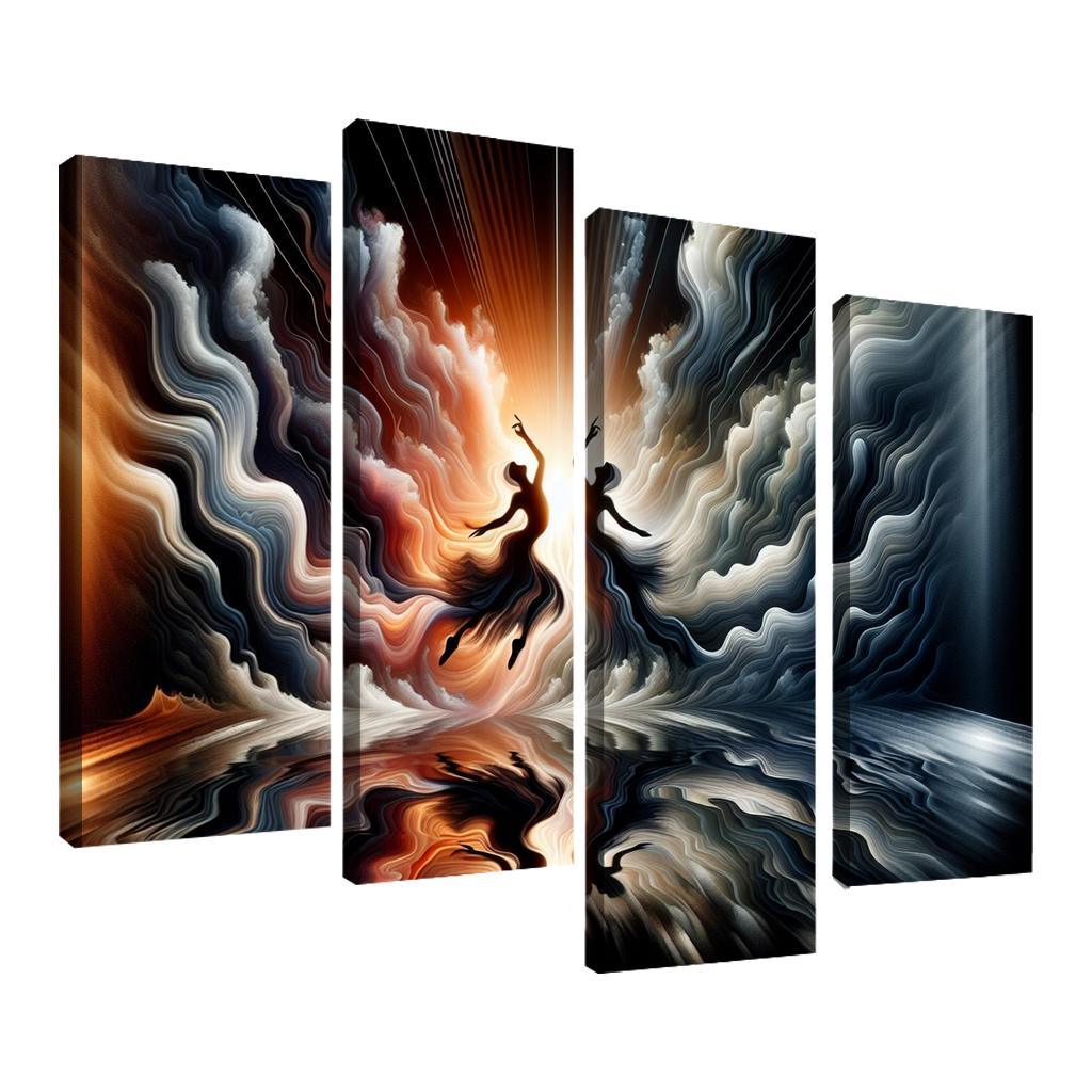 Dance Of Shadows And Light Premium Artwork Frames