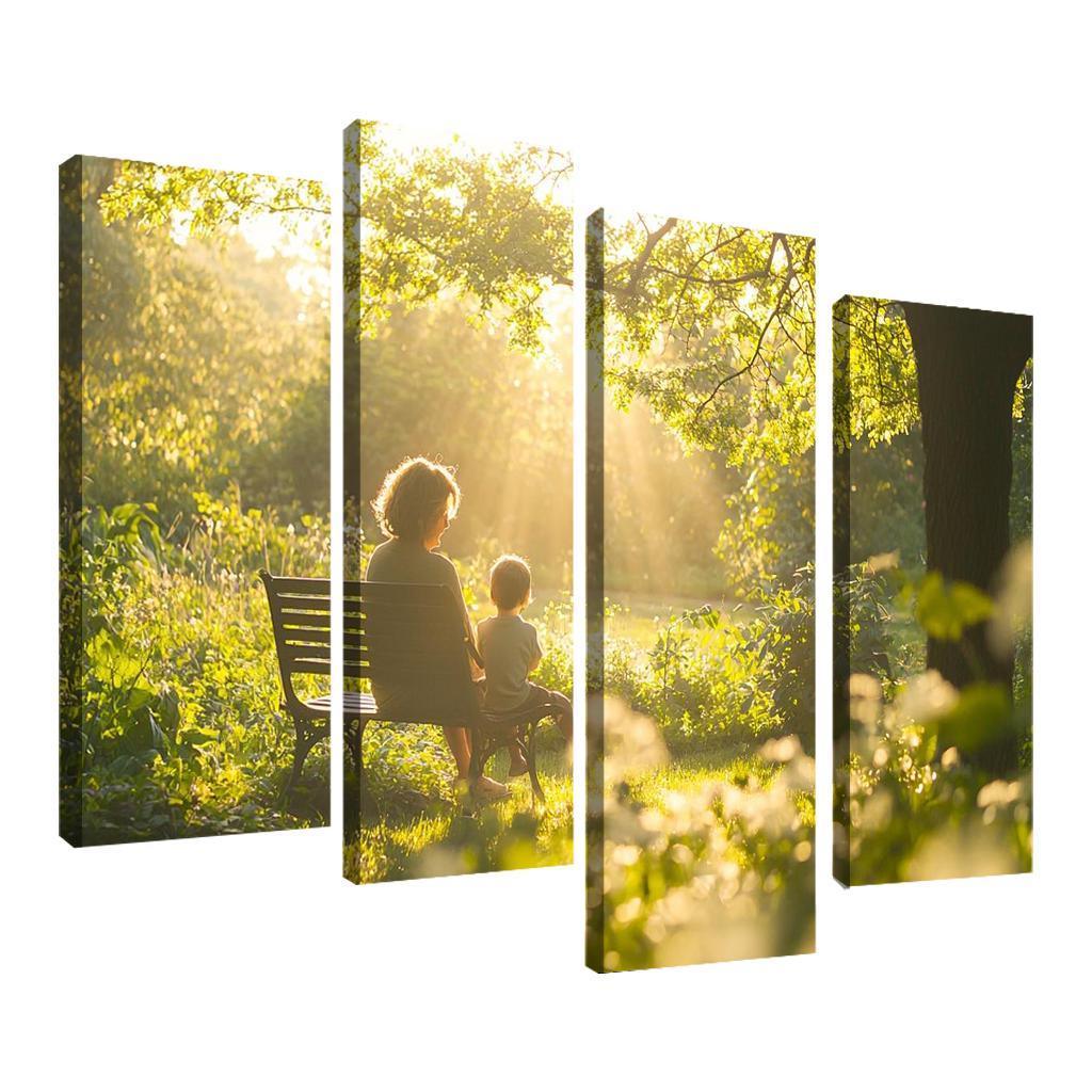 In Every Breath The Essence Of Motherhood Custom Paintings Frame