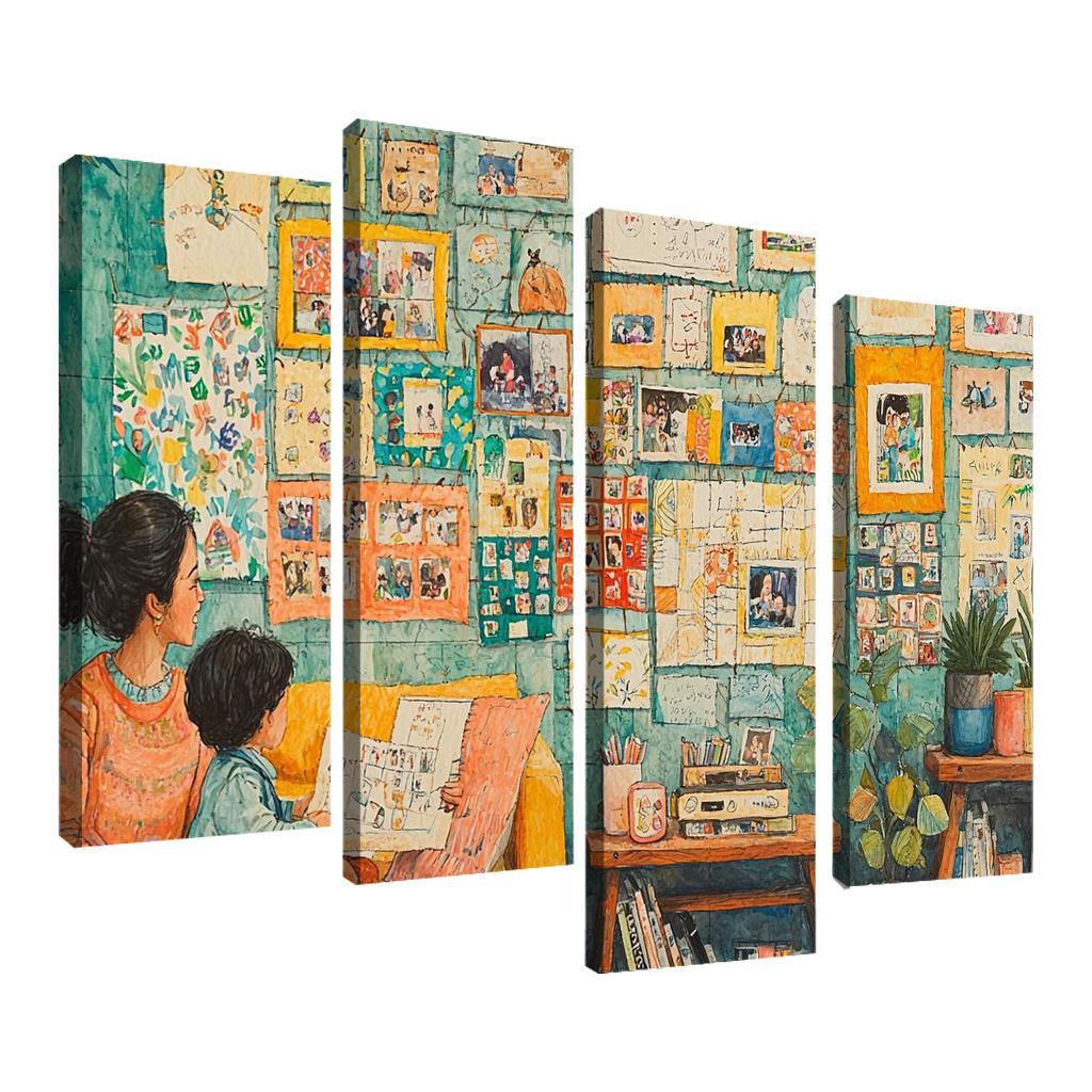 The Tapestry Of Family A Mothers Weaving Custom Paintings Frame