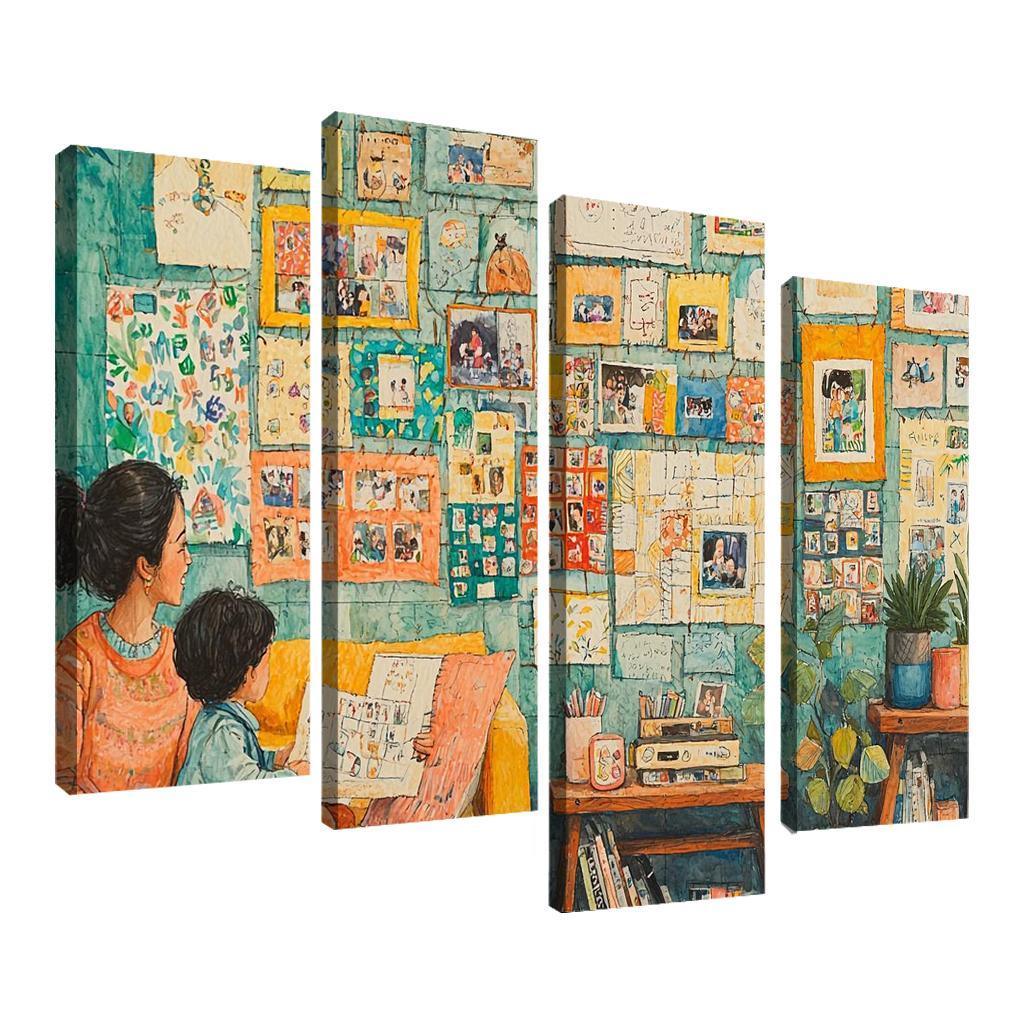The Tapestry Of Family A Mothers Weaving Custom Paintings Frame