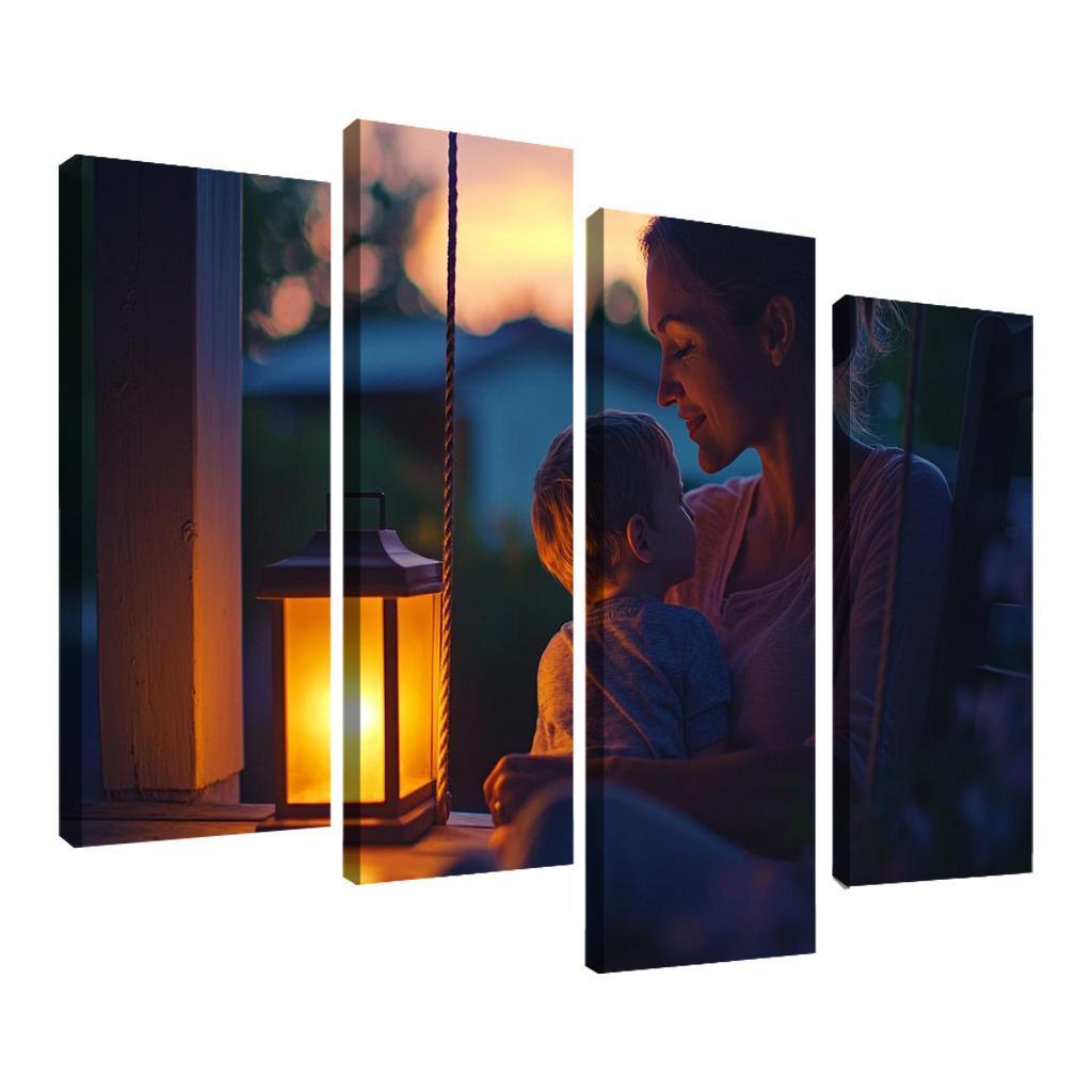 Her Gentle Whisper A Mothers Voice Canvas Paintings Frame