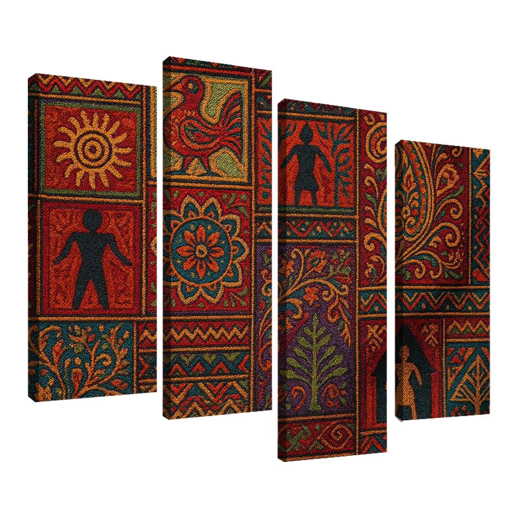 Threads Of Heritage Celebrating Cultural Preservation Through Art Premium Artwork Frames