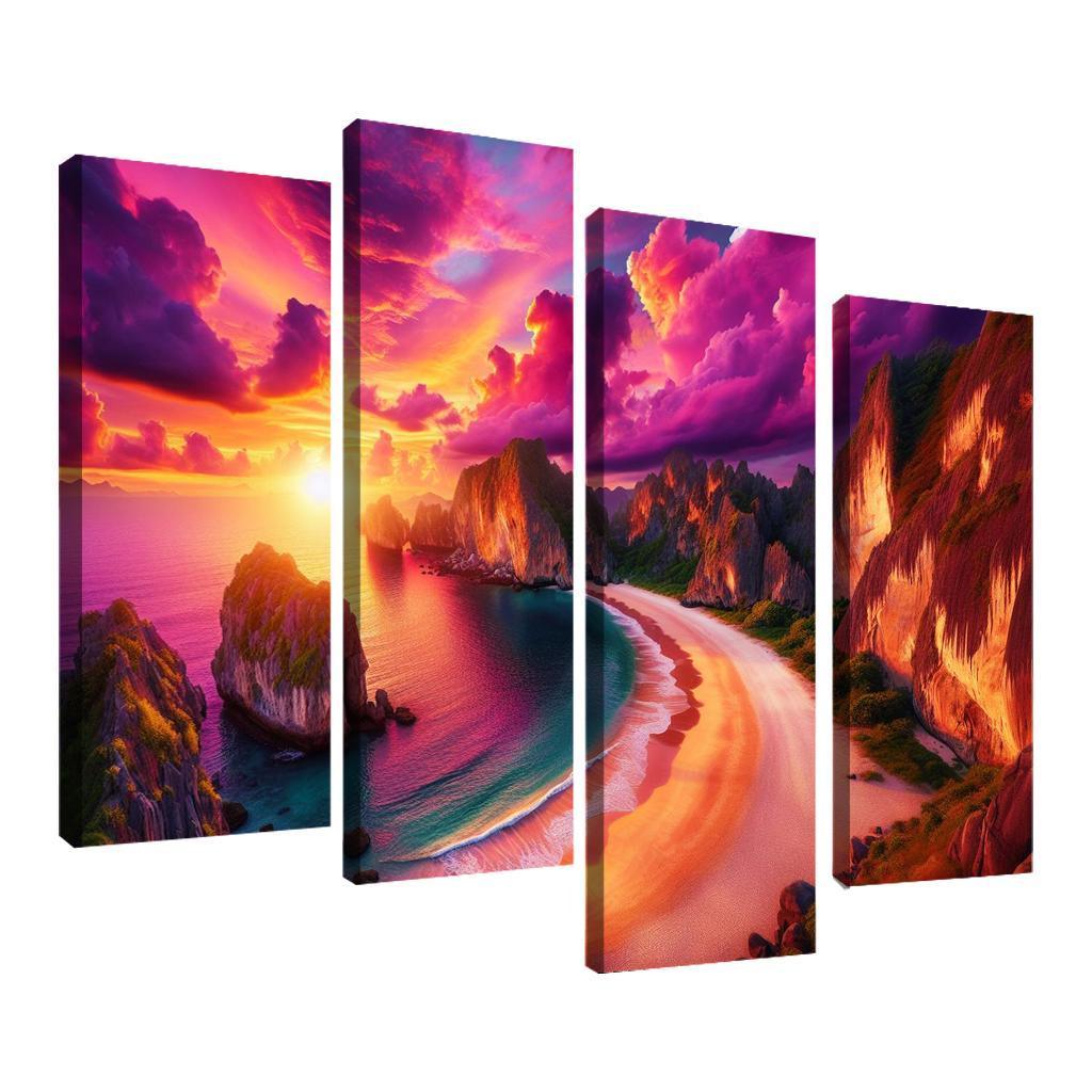 Sunset Ridge Beach Premium Artwork Frames